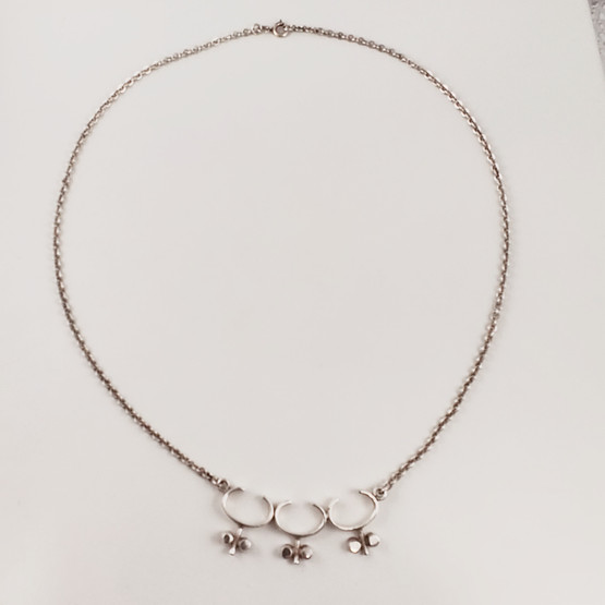 Kultateollisuus oy | Jorma Laine | Käätykoru | Kaulakoru | 830 Hopeaa -69