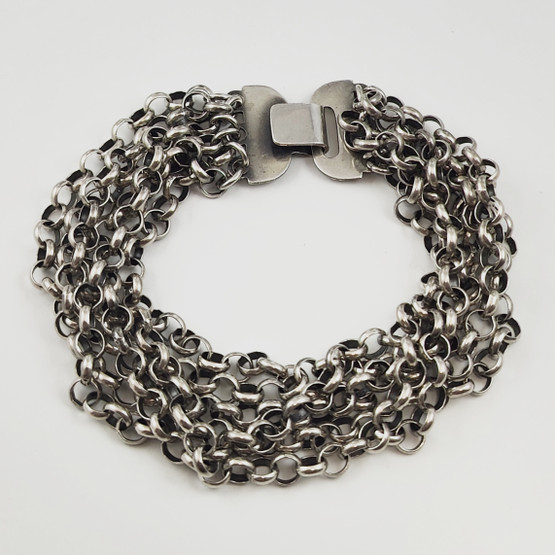 Kalevala koru | Hämäläinen juhlakääty | rannekoru | Hopeaa -74