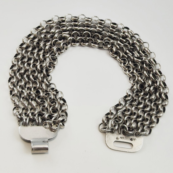 Kalevala koru | Hämäläinen juhlakääty | rannekoru | Hopeaa -74