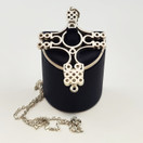 Kultasepät Salovaara ky | K.Sara |(iso) RistiRiipus | Kaulakoru | 925 Hopeaa