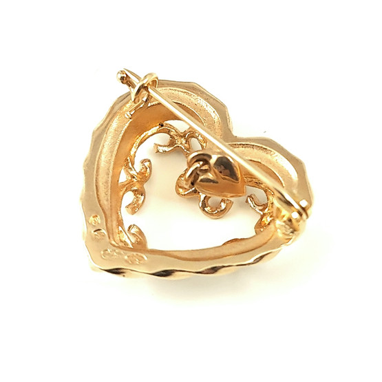 Kalevala koru | Talon sydän SOLKI | Rintakoru 14k kultaa 