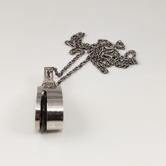 Kultasepät Salovaara ky | K.Sara | Savukvartsi Riipus | Kaulakoru | Hopeaa