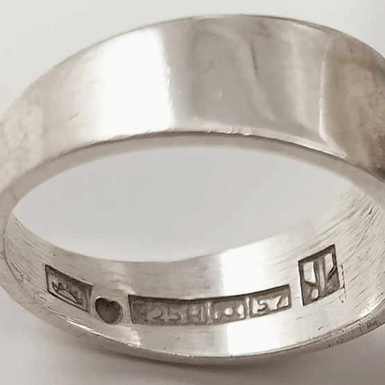 Kauniskoru | Valo-korun valmistama upea Rodoniitti SORMUS | Hopeaa -71