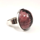 Kauniskoru | Valo-korun valmistama upea Rodoniitti SORMUS | Hopeaa -71