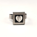 Finnfeelings | Karl Laine | Sydän Sormus | Hopeaa