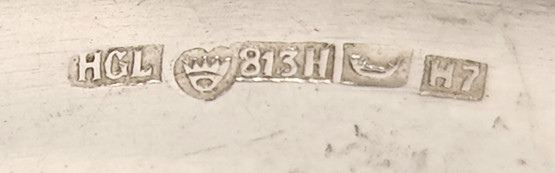 HGL, Holger Lindström,Helsinki | Rannekoru |  Hopeaa , -61