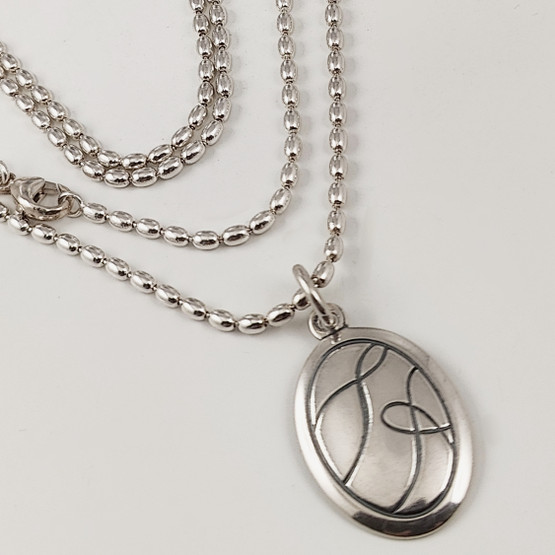 Kalevala Koru | TAHDON ASIA riipus | kaulakoru oliiviketjulla |  Hopeaa