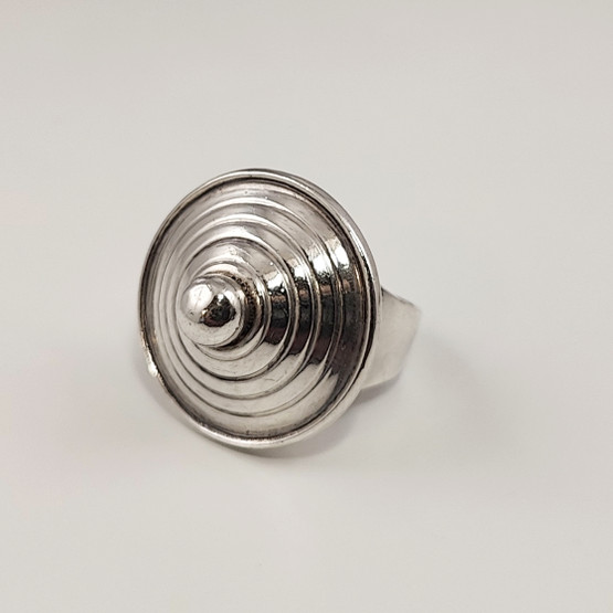 E.Granit & co.| Erik Granit |  vintage Sormus | 813 Hopeaa -65