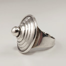 E.Granit & co.| Erik Granit |  vintage Sormus | 813 Hopeaa -65