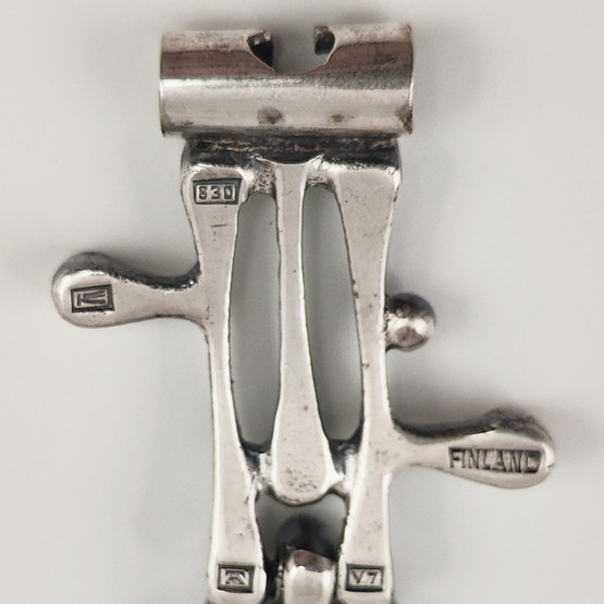 Kultateollisuus oy | Jorma Laine | Rannekoru | 830 Hopeaa -74