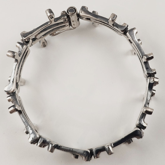 Kultateollisuus oy | Jorma Laine | Rannekoru | 830 Hopeaa -74