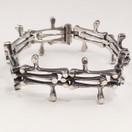 Kultateollisuus oy | Jorma Laine | Rannekoru | 830 Hopeaa -74