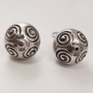 Kalevala Koru | Halikon käätykorut | Spiraali Korvakorut | Hopeaa -94