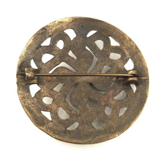 Kalevala koru | Viikinkikoru | Solki-7 | 6,5cm Rintakoru | Pronssia