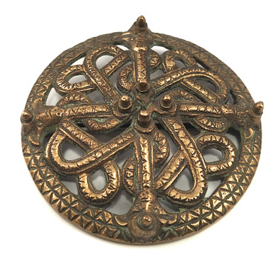 Kalevala koru | Viikinkikoru | Solki-7 | 6,5cm Rintakoru | Pronssia