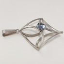 Kultasepät Salovaara ky | K.Sara | Vintage Riipus sinisellä kivellä | Hopeaa