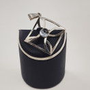 Kultasepät Salovaara ky | K.Sara | Vintage Riipus sinisellä kivellä | Hopeaa