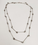 Lapponia | Björn Weckström | 115cm  Sauvaketju | Kaulakoru | Hopeaa -75