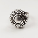 Kalevala Koru | Pallohela |  HAUHON Sormus | Hopeaa -72