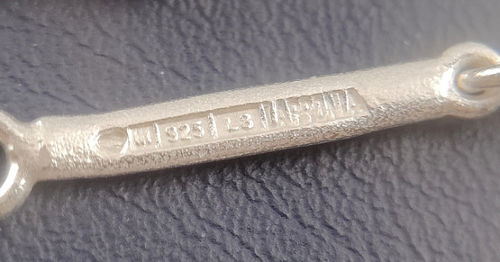 Lapponia | Björn Weckström | Hopeapolku / Sauvaketju | Kaulakoru | Hopeaa -88