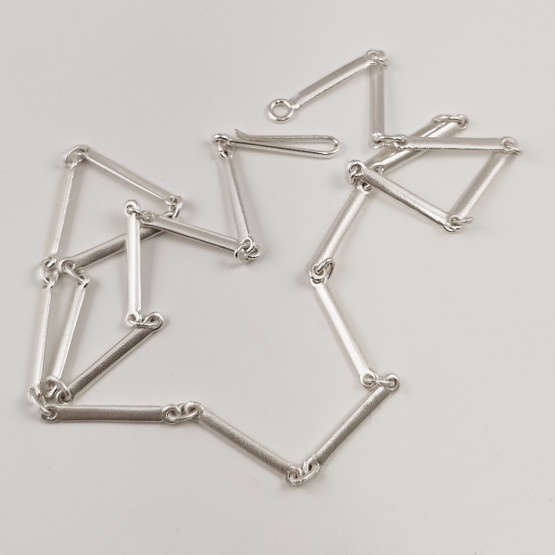 Lapponia | Björn Weckström | Hopeapolku / Sauvaketju | Kaulakoru | Hopeaa -88