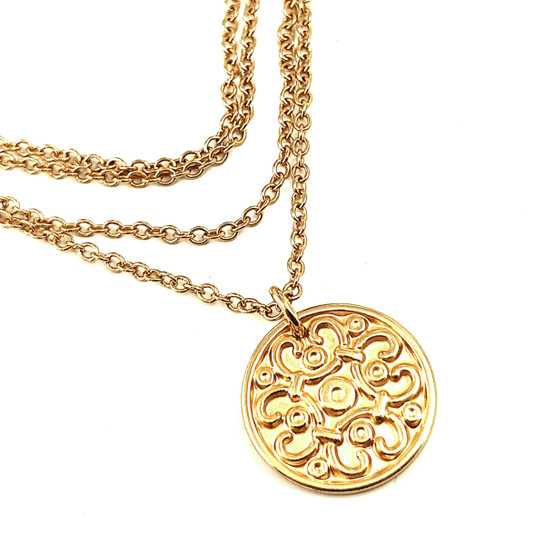 Kalevala koru | Saramäen riipus | kaulakoru | Pronssia