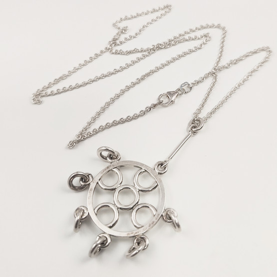 JUHLS Kautokeino | Riipus nro 58 | Kaulakoru | Hopeaa 