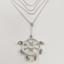 JUHLS Kautokeino | Riipus nro 58 | Kaulakoru | Hopeaa 