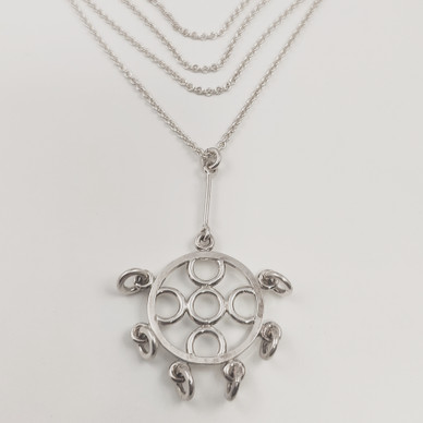 JUHLS Kautokeino | Lapland jewelry  |  Pendant Nr 58 | Necklace | Silver