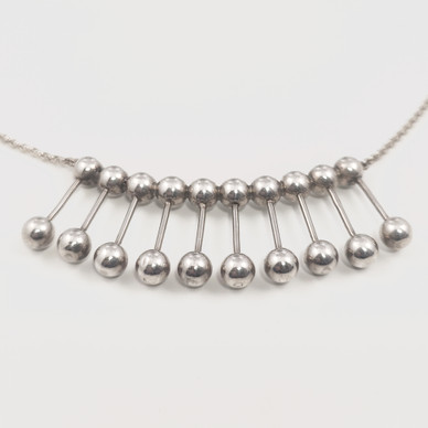 NL/ Leevi Nygren | Finnish vintage Necklace | Silver -61