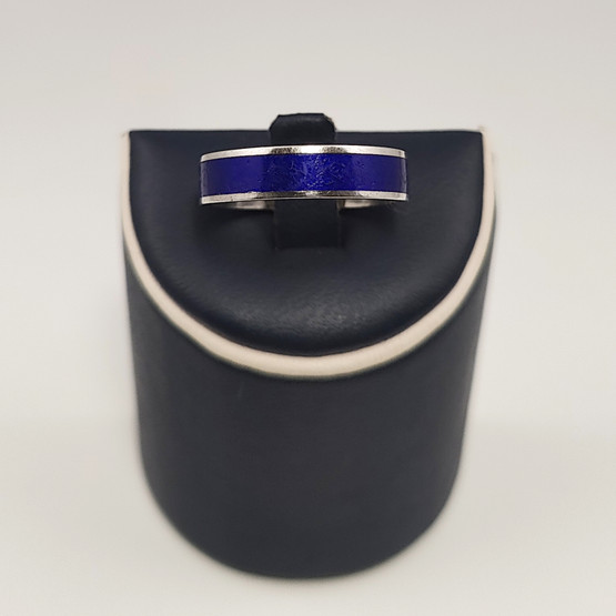 Auran Kultasepät | Pekka Piekäinen  | Emaloitu Sormus | Hopeaa