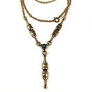 Kalevala Koru | Kehrääjä -kääty | Kaulakoru spektroliitilla | Pronssia