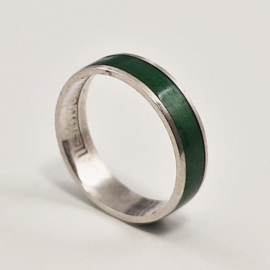 Auran Kultasepät | Pekka Piekäinen  | Emaloitu Sormus | Hopeaa