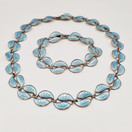 D-A , David Andersen | Emaloitu käätykoru | Kaulakoru + rannekoru | Hopeaa