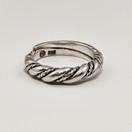 Kalevala Koru | Halikon Lampolan kierrekoru | sormus | Hopeaa 