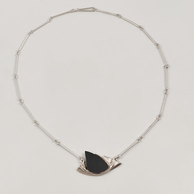 Lapponia | Zoltan Popovits | Kääty | Eebenpuu Kaulakoru | Hopeaa -89