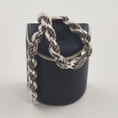 NT |  CORDELIA Ranneketju | Rannekoru 6/180mm |  Hopeaa 