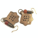 Kalevala Koru | Kanteletar Korvakorut | Karneolit |  Pronssia