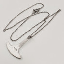 Kalevala Koru | pieni UKONVASARA riipus | Kaulakoru | Hopeaa