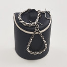 Kalevala Koru | Halikon Lampolan kierre-korvakorut | Hopeaa