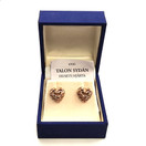 Kalevala koru | Talon sydän Korvakorut | Tappikorvikset | 14k kultaa 