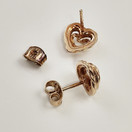 Kalevala koru | Talon sydän Korvakorut | Tappikorvikset | 14k kultaa 