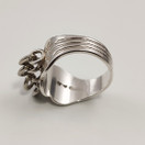 Kalevala Koru | Lapin sormus | 17,5mm | Hopeaa 