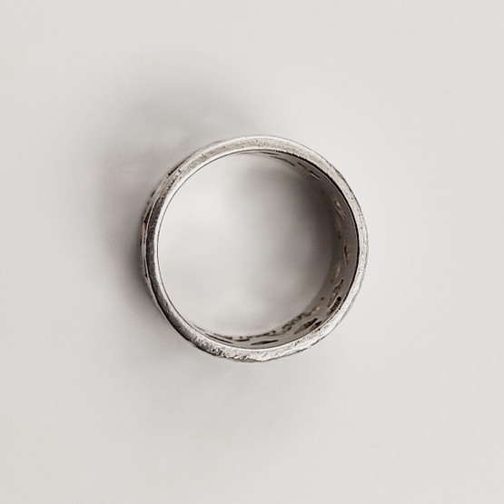 Kalevala Koru | Uskelan sormus |  hopeaa 