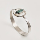 E.Granit & co. | Erik Granit | Rannekoru vihreällä kivellä | Hopeaa 