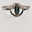 E.Granit & co. | Erik Granit | Rannekoru vihreällä kivellä | Hopeaa 