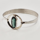 E.Granit & co. | Erik Granit | Rannekoru vihreällä kivellä | Hopeaa 