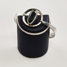 E.Granit & co. | Erik Granit | Rannekoru vihreällä kivellä | Hopeaa 