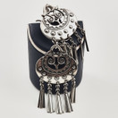 Kalevala koru | (isot)  Kuutar korvakorut | Hopeaa 