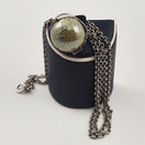 Kalevala Jewelry |  'BIRD' -Necklace | green ceramic stone | Sterling -95